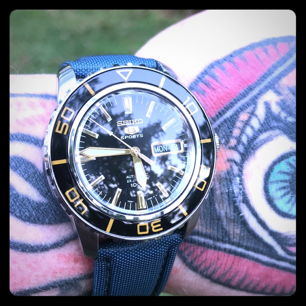 (Sold) Seiko automatic diver watch